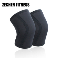 7 mm sport gym haltérophilie soutien genouillère rotule sangle de compression néoprène genou manches enveloppes protecteur genouillère pad