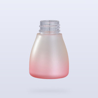 Linda forma de botella PET plástico cosméticos embalaje de plástico cuidado de la piel contenedor loción botella de tóner