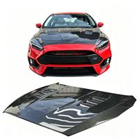 Adapté pour la modification du capot en fibre de carbone Ford Focus ST RS mk4, couvercle moteur.