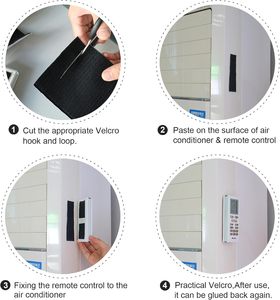 5 ס "מ גודל מותאם אישית דבק הוק ולולאה רצועת שחור 20 מ" מ 38 מ "מ 50mm 38 מ" מ 50mm וו דבק בלולאה סרט אטב - Product Image 5