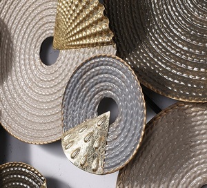 51 "pulgadas creativo moderno de <span class=keywords><strong>estilo</strong></span> de lujo Metal flor pared decoración arte - Product Image 3