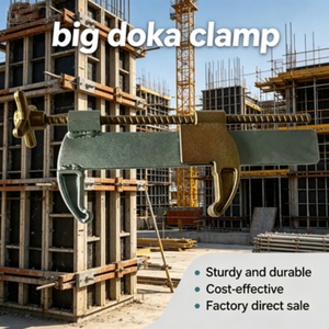 Grande pince à panneaux Doka, pince à charge lourde pour le verrouillage des panneaux de coffrage de construction à grande échelle - Product Image 1