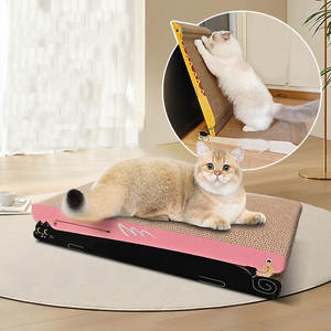 Grinder à griffes réversible Grattoir à chat ondulé Grattoir à chat en carton - Product Image 1