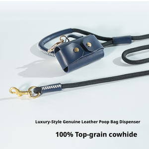 Dispenser Personalizzato per Sacchetti Igienici in Vera Pelle, Cucito a Mano in Pelle Bovina di Prima Qualità, Porta Sacchetti per Cani Personalizzato, Accessori per Animali Domestici - Product Image 1