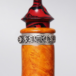 Briarwood Pipe Bent Type 3mm Mouthpiece Hollow Chamber Tobacco Pipe Personal Gift - Product Image 2