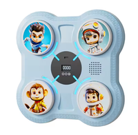 Cible de boxe murale intelligente pour enfants, entraînement de frappe, soulagement du stress, fitness - Matériau PU