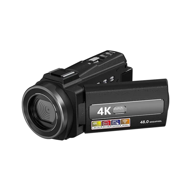 Film professionnel Camara 4K caméra vidéo Camrecorder caméscope extérieur professionnel pour youtube et Volgging