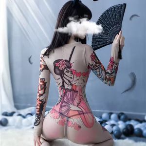 Collants à trous, nylon, jambes <span class=keywords><strong>sexy</strong></span>, lingerie japonaise <span class=keywords><strong>sexy</strong></span>, robe de nuit transparente <span class=keywords><strong>sexy</strong></span> pour femmes, lune de miel - Product Image 1