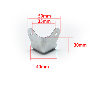 Protections <span class=keywords><strong>d</strong></span>'<span class=keywords><strong>angle</strong></span> en métal arrondies pour enceintes, amplificateurs de guitare, accessoires de scène, noir - Product Image 6