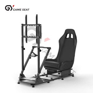 GY084 <span class=keywords><strong>Nouveau</strong></span> siège de simulateur de course de <span class=keywords><strong>jeu</strong></span> sportif de <span class=keywords><strong>jeu</strong></span> vidéo avec support de volant à godet - Product Image 1