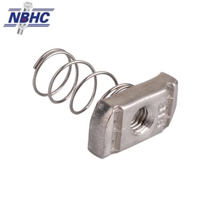 Accessori per Canali in Acciaio di Alta Qualità a Prezzo di Fabbrica 1/4 3/8 1/2 5/8 3/4, Raccordo Elettrico Unistrut, Dado a Molla - Product Image 4