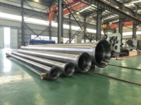 Moules de tuyauterie en fonte ductile haute précision et haute résistance sur mesure pour caniveaux résidentiels, en acier 21CrMo10, refroidis par eau