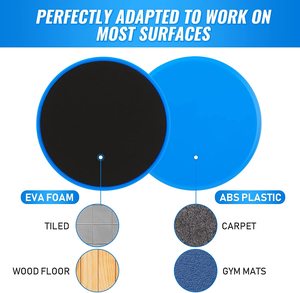 Pilates Women Yoga Slide <strong>Disc</strong> Fat Shake Fitness Accessories Round Abdominal Muscles <strong>Foot</strong> Slide Plate Butt Home Sports Gym Board - Product Image 6