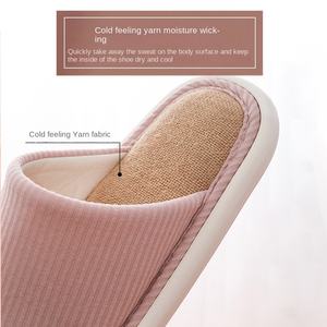 Zapatillas <span class=keywords><strong>de</strong></span> Estar por Casa Estilo Japonés para Parejas, Transpirables, Antideslizantes, con Suela <span class=keywords><strong>de</strong></span> EVA y Rayas, Punta Abierta, para Uso Diario y Ocio - Product Image 2
