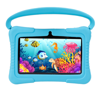 Nouvelles Tablettes Android 10 pour Enfants de 7 Pouces, 2 Go de RAM, Quad Core A133, avec Étui de Protection Sécurisé