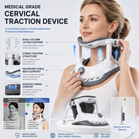 Appareil de traction cervicale électrique portable BOAN, certifié CE Classe I, modèle BA-JQ-E-II, garantie 1 an, pneumatique