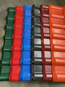 <span class=keywords><strong>Tegole</strong></span> in Resina Sintetica ASA Ceramica Argilla <span class=keywords><strong>PVC</strong></span> Vetro Resistenti agli Urti per Costruzione di Tetti - Product Image 4