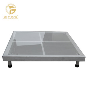 Alliage d'aluminium portable pour les mariages et les événements Plate-forme carrée en acrylique <span class=keywords><strong>Stabe</strong></span> - Product Image 5
