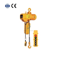 Bloc de traction de boucle de palan à chaîne fixe de haute qualité 1Ton 2Ton 3Ton 5T 10Ton palan à chaîne électrique en cours d'exécution palan à chaîne électrique levage