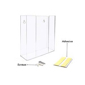 Acrilico trasparente Fissato Al Muro Usa E Getta Guanto Dispenser <span class=keywords><strong>Box</strong></span> <span class=keywords><strong>Holder</strong></span> per La Casa/Giardino/Ospedale/Ufficio - Product Image 5