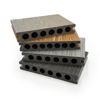 Prix de gros pour terrasses en WPC, revêtement de sol solide personnalisé en bois-plastique, imperméable, co-extrusion, terrasse extérieure, 25 mm, revêtement de sol WPC moderne