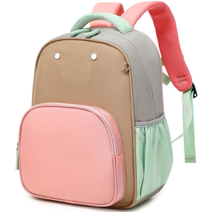 Sac à dos d'école <span class=keywords><strong>personnalisable</strong></span> pour enfants mignon sac à dos préscolaire imperméable avec fermeture à glissière logo continuer caractéristique pour les filles - Product Image 1
