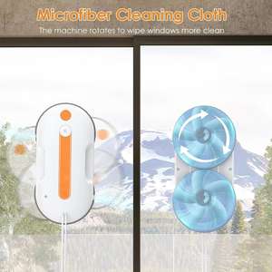 <span class=keywords><strong>Robot</strong></span> de nettoyage de vitres électrique automatique 5.3KPa aspiration 0.6L réservoir d'eau pulvérisation verre nettoyage APP télécommande pour le ménage - Product Image 5