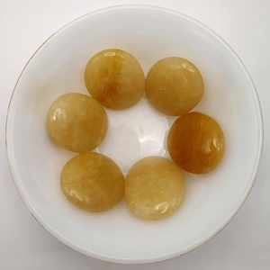 ไข่พลอยซิทรินธรรมชาติแกะสลักเป็นเครื่องประดับหยก หินกึ่งมีค่าสำหรับงานฝีมือตกแต่งตามหลักฮวงจุ้ย - Product Image 4