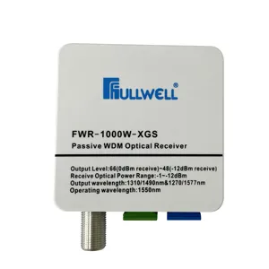 전원 공급 장치가없는 출력 66dBuv 가있는 Fullwell 수동 XGS-PON 및 CATV wdm 미니 광학 노드