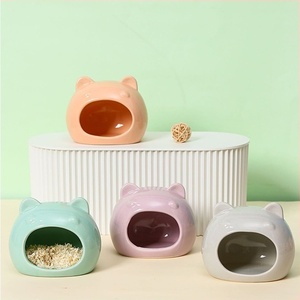 Forma di <span class=keywords><strong>orso</strong></span> criceto in ceramica Runpin Xx-0019 raffreddamento Comfort di raffreddamento criceto nido in colore Macron piccolo animale domestico ciotola per bere - Product Image 4