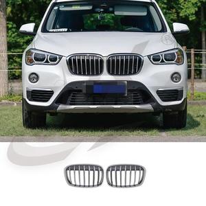 Rejilla Delantera Ventilada BMW Negra Plateada para X1 F48 F49 2016 2018, Mejora de Diseño - Product Image 4