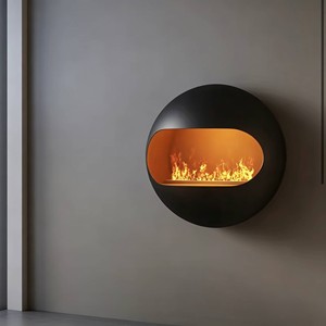 Cheminée murale décorative avec design à haute efficacité énergétique, conception durable et longue durée de vie, facile à utiliser - Product Image 1