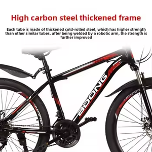Bicicleta de Montaña MTB para Adultos con Certificación CE, Portaequipajes Trasero, Cuadro de Acero de Alto Carbono, Horquilla de Aluminio, 18 Velocidades, Modelo Zxc-292 Double V - Product Image 6