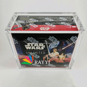 Boîte de protection et d'exposition en acrylique transparente personnalisée RAY YI pour booster box pré-sortie <span class=keywords><strong>STAR</strong></span>/<span class=keywords><strong>WARS</strong></span> Unlimited - Product Image 2
