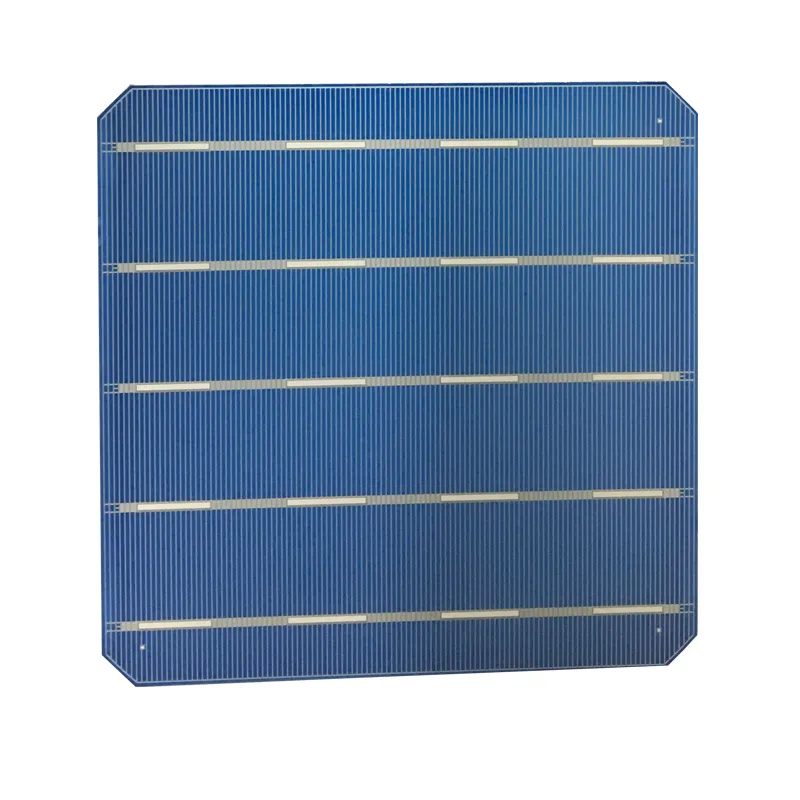 156.75MM 5W Monocrystalline Silicon Solar Cell 5BB solar wafer 6x6 für DIY Solar Panel