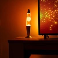 Lampe à lave LED à 17 couleurs changeantes, en aluminium, intelligente, 13,5 pouces, lampes de table, télécommande, écologique, à intensité variable, pour chambre à coucher résidentielle