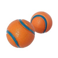 Klassische Mittelgroße Springbälle für Hunde 20-60 Pfund Langlebiger Silikon-Gummi-Latex-Sisal Schwimmender Wasser-Haustierball für Aktive Hunde