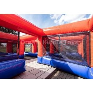 <span class=keywords><strong>Structure</strong></span> de labyrinthe <span class=keywords><strong>gonflable</strong></span> au laser en PVC de qualité commerciale Jeux de parc d'attractions Jeux gonflables de fête en plein air <span class=keywords><strong>Location</strong></span> avec souffleur - Product Image 3