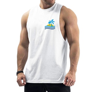 Workout <b>Tank</b> <b>Top</b> <b>Men</b>-Lightweight Breathable Casual Gym Sleeveless <b>Top</b> <b>for</b> Running Weightlifting Training 100% Cotton - Product Image 5