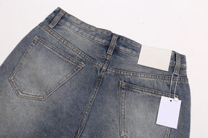 Wholesale Top Quality Heavyweight 100% Cotton New Distressed Washed Denim <b>Shorts</b> With Knife Casual Denim <b>Shorts</b> <b>for</b> <b>Men</b> - Product Image 4