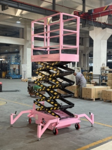 Nhà máy cửa hàng nhỏ cắt kéo nâng trên không làm việc nền tảng nâng nhà sản xuất 3m 3.9m 4.8m loại nhỏ - Product Image 5