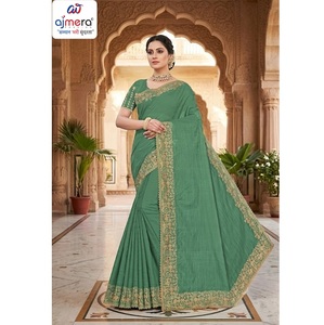Sari en coton Ajmera élégant, imprimé, ethnique, traditionnel, pour tous les jours et les fêtes, confortable, séchage rapide, toutes saisons, pour femmes - Product Image 2