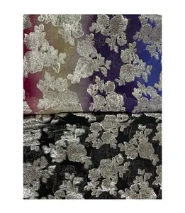 用于制作染色纱丽的真丝金属织物-真丝勒克斯提花，索马里狄拉克织物真丝狄拉克