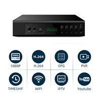 Francia España Digital H.264 265 Decodificador DVB T2 Set Top Box TDT TV Receptor TV set-Top Box