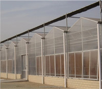 China Leverancier Grote Multi-Span Agrarische Kas Industriële Polycarbonaat Plaat Broeikasmateriaal