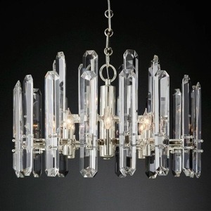 Lustre suspendu <span class=keywords><strong>Camus</strong></span>, éclairage intérieur LED avec cristal central - Product Image 3