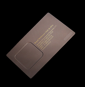 Carte de visite en métal personnalisée de luxe, NFC NTAG215, code QR, carte de membre VIP intelligente en métal, carte de visite en acier inoxydable imperméable - Product Image 2