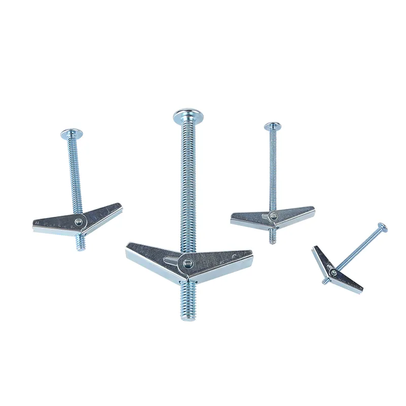Factory Price Heavy Duty Spring Toggle Bolts Anchors Drywall Anchors For Hanging Heavy Items on Drywall Inserted Bolt Wing Nuts