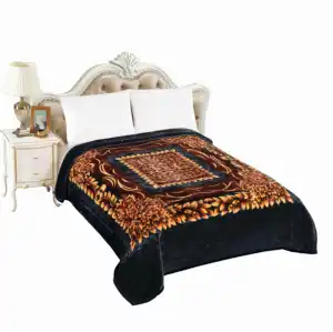 Oft-manta gruesa y cálida de lana, edredones de invierno para dormitorio, sofá, siesta, colcha de cama, manta Raschel de lavado mecánico