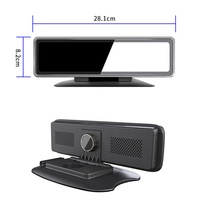 IPoster nouvelle caméra de tableau de bord de voiture 12 pouces DVR IPS miroir vue à 360 degrés avec 4 caméras enregistrement DVR enregistreur vidéo dashcam